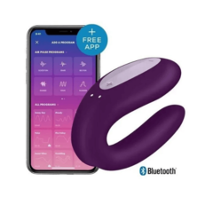 Satisfyer Double Joy Vibrador Para Parejas Con App Bluetooth