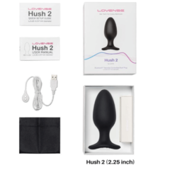Lovense Hush 2 Butt Plug Vibrador Anal Original - comprar en línea