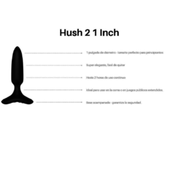 Lovense Hush 2 Butt Plug Vibrador Anal Original 25mm Slim - comprar en línea