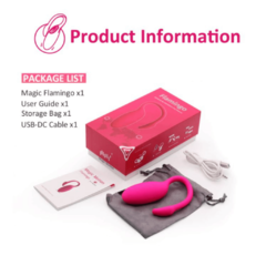 Imagen de Vibrador Para Mujer con Control Bluetooth Flamingo