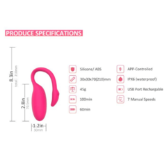 Vibrador Para Mujer con Control Bluetooth Flamingo - comprar en línea