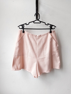 Shorts rosa viscose (42) - comprar online