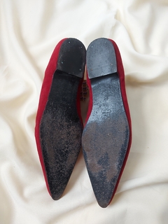 Sapato couro bico fino (36/37) - loja online