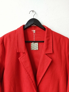 Blazer vermelho vintage (G) na internet