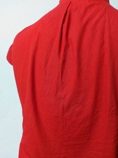 Camisa vermelha algodão (P) - comprar online
