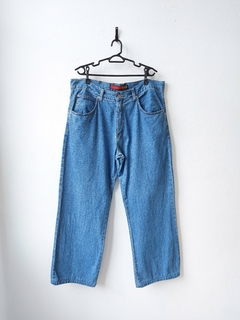 Calça jeans masculina reta (48)