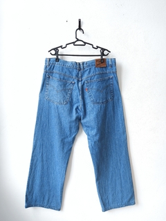 Calça jeans masculina reta (48) - Ioiô Brechó