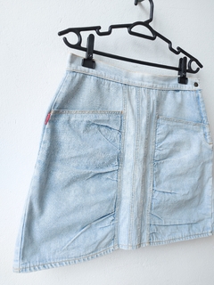 Imagem do Saia jeans recortes (P)