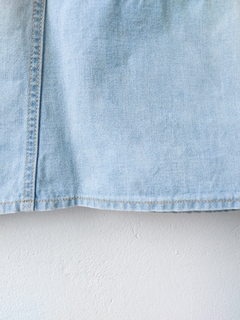 Saia jeans recortes (P) - comprar online