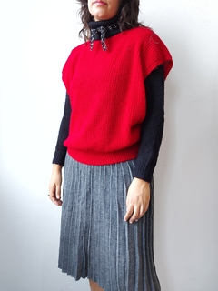 Pullover tricot vermelho (GG)