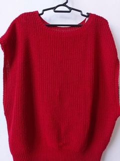 Pullover tricot vermelho (GG) - loja online
