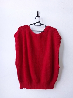 Pullover tricot vermelho (GG) na internet