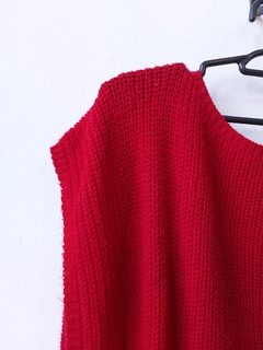 Pullover tricot vermelho (GG) - Ioiô Brechó
