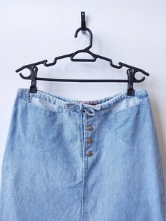 Saia jeans botões (42) - comprar online