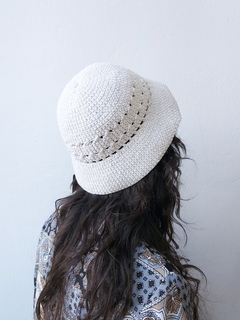 Chapéu croche branco - comprar online
