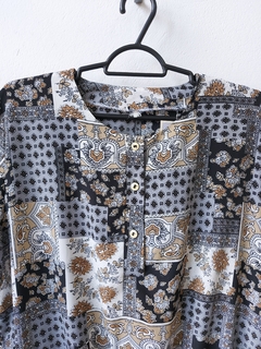 Blusa estampada vintage (M/G) - comprar online