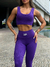Top Confort Rib Violeta - PINKFIT ACTIVEWEAR | Roupas fitness feminina