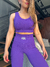 Legging Comfort Rib Violeta - PINKFIT ACTIVEWEAR | Roupas fitness feminina