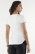 T-Shirt Skin Fit Alongada Gola V Branco - comprar online