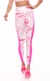 Legging Fuso Liberty Marmorizado Pink Neon - comprar online