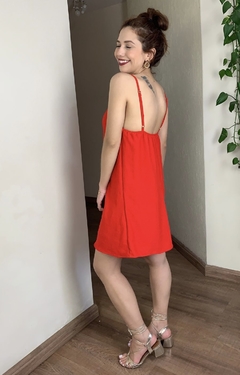Vestido Duna Vermelho - Comprar em Benedita Store
