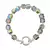 PULSERA CRISTAL DE ROCA VERDE TORNASOL - comprar online