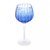 Conjunto 2 Taças para Vinho de Vidro Orquídea Azul 450ml - loja online