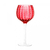 Conjunto 2 Taças para Vinho de Vidro Orquídea Vermelho 450ml - comprar online