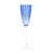 Conjunto 2 Taças para Espumante de Vidro Orquídea Azul 200ml - comprar online