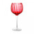 Conjunto 2 Taças para Vinho de Vidro Orquídea Vermelho 450ml - LPK Utilidades