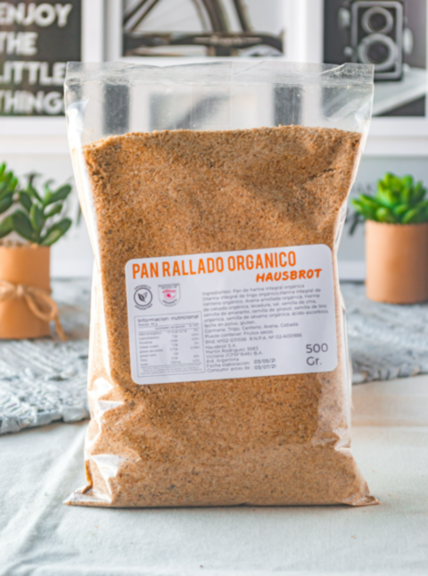 Pan rallado integral orgánico Hausbrot 500g