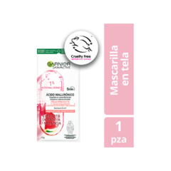 Ampolla Mascarilla Facial en Tela Garnier SkinActive Ácido Hialurónico Reafirmante - comprar online