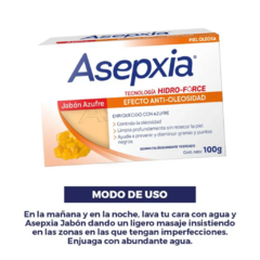 Jabon Asepxia Azufre Hidra-Force 100grs. - comprar online