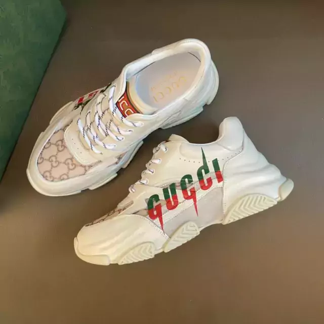 T nis Gucci Masculino Premium bege Nobre Sneakers