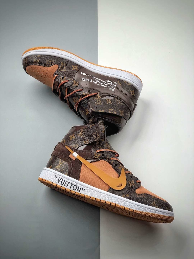 Off white air jordan 1 hotsell louis vuitton