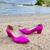 Scarpin Pink metalizado - comprar online