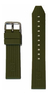 Malla Reloj Cat Groovy Lf Verde Militar Hebilla Color Silver