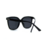 Óculos de Sol Acetato Feminino Preto - comprar online