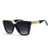 Óculos de sol Acetato Feminino Preto Degrade - comprar online
