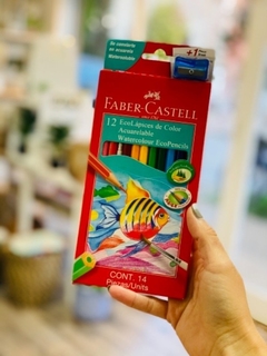 lapices acuarelables faber castell x12 colores