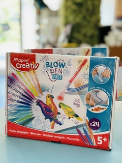 Set artístico maped blow pen x 24 colores