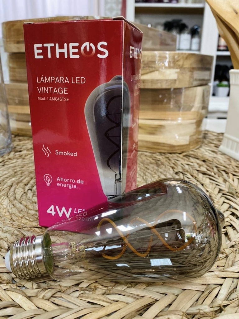 Lampara led vintage ST64 4w smoked