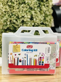 Kit coloring trabi valija x58 piezas