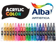 Marcador acrylic color Alba punta m - comprar online