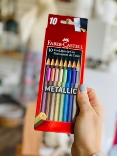 lapices faber castell metalizados x12 colores