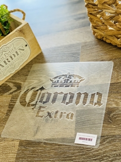 Stencil cerveza corona