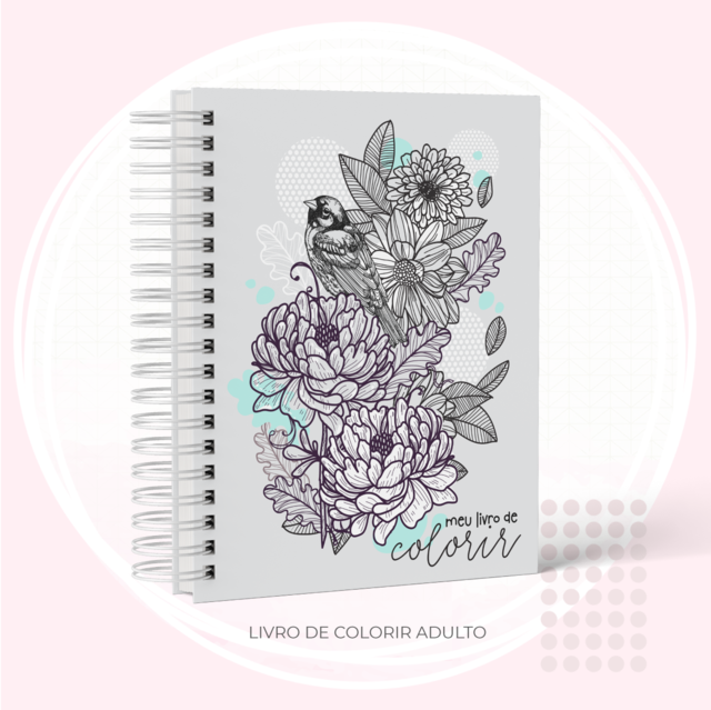 Caderno/Livro de Colorir Adulto