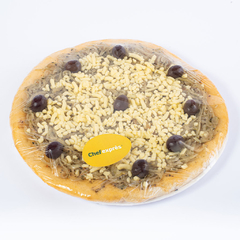 Pizza fugazza con mozarela, 8 porciones, 650 gr. - comprar online