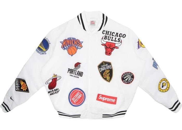 Jaqueta nike hot sale supreme nba