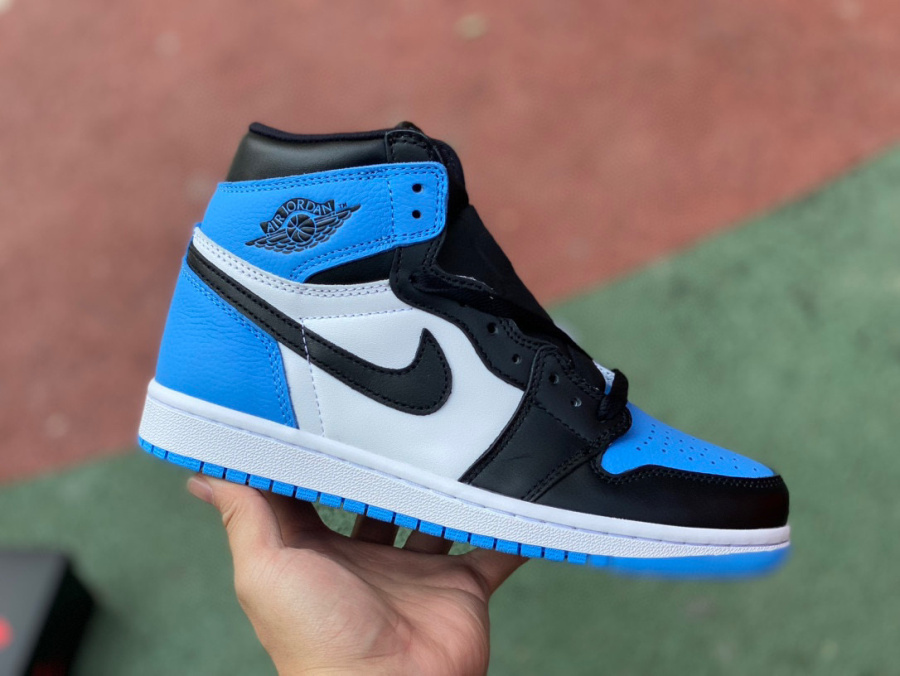 Jordan 1 blue black toe sales